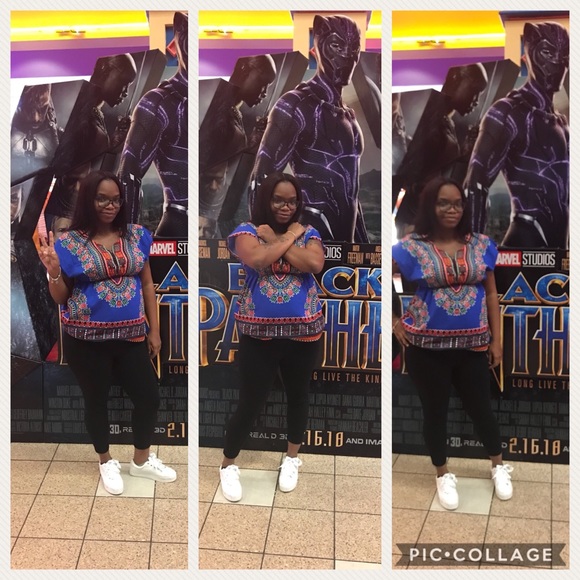 Smock Dashiki Dress - Picture 2 of 2